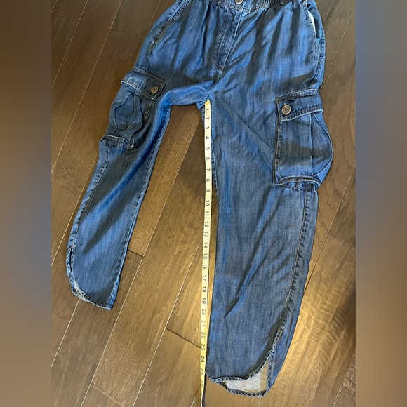 Ramy Brook Huc Chambray Cargo Joggers Size Small - Picture 15 of 15